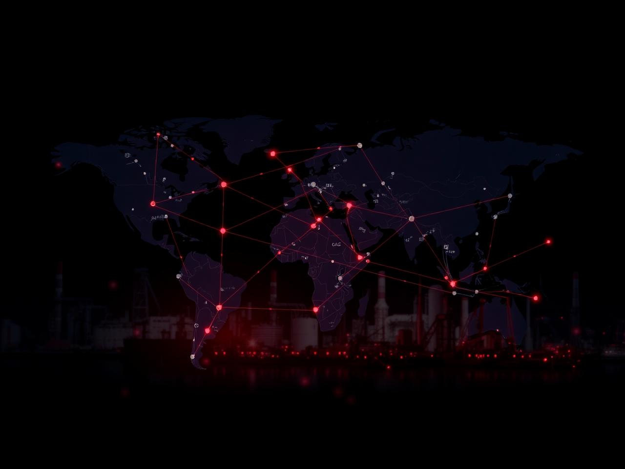 Global supplier network visualization